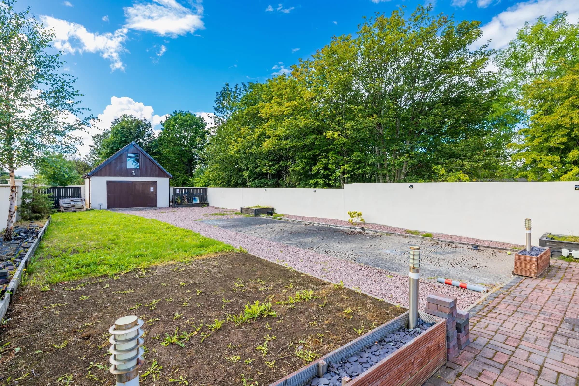 Private garden at the Main House